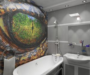Opções de azulejo de banheiro: 185+ (foto) opções de parede
