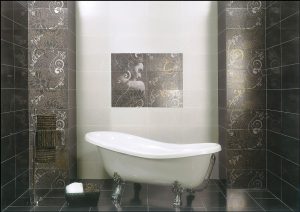 Opções de azulejo de banheiro: 185+ (foto) opções de parede