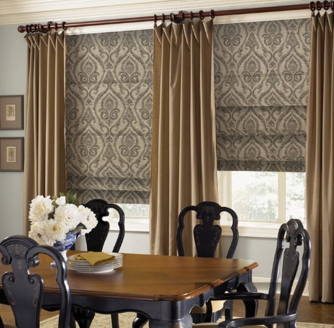 O design das cortinas elimina o forte acúmulo de poeira