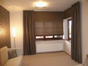 Cortinas romanas no interior (mais de 205 fotografias) - Decoração de janelas elegantes com as próprias mãos (instruções passo a passo)