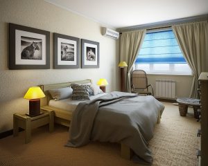Cortinas para o quarto: 265+ (fotos) Novidades para design moderno