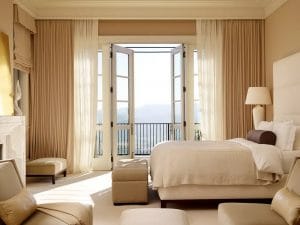 Cortinas para o quarto: 265+ (fotos) Novidades para design moderno