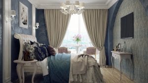 Cortinas para o quarto: 265+ (fotos) Novidades para design moderno