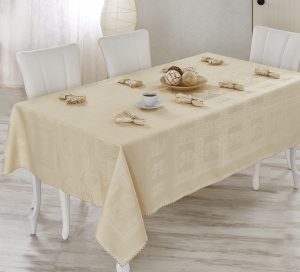 Experimentando com toalhas de mesa em cima da mesa: 265+ Fotos de opções bonitas e modernas (silicone, transparentes, a céu aberto)