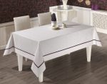 Experimentando com toalhas de mesa em cima da mesa: 265+ Fotos de opções bonitas e modernas (silicone, transparentes, a céu aberto)