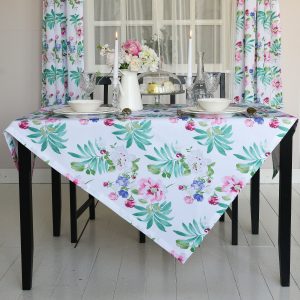 Experimentando com toalhas de mesa em cima da mesa: 265+ Fotos de opções bonitas e modernas (silicone, transparentes, a céu aberto)