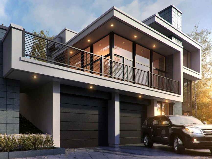 Estilo loft é caracterizado por grandes interiores.