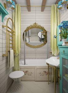 Design de casa de banho em estilo provençal - romance suave para corpo e alma (mais de 205 fotografias)