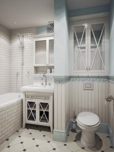 Design de casa de banho em estilo provençal - romance suave para corpo e alma (mais de 205 fotografias)