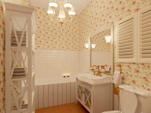 Design de casa de banho em estilo provençal - romance suave para corpo e alma (mais de 205 fotografias)