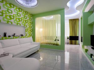 Papéis de parede verdes: mais de 200 fotos de design para o seu interior. Que papéis de parede são adequados para paredes no quarto, cozinha, sala de estar?