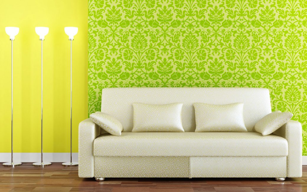A combinação de amarelo e verde faz com que o otimismo
