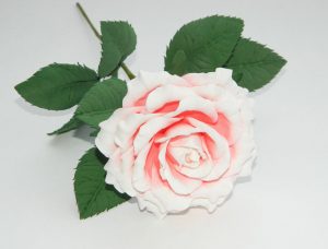 Rosas grandes e pequenas de Foamiran: 150+ (foto) com instruções passo a passo. 7 master classes detalhadas para iniciantes