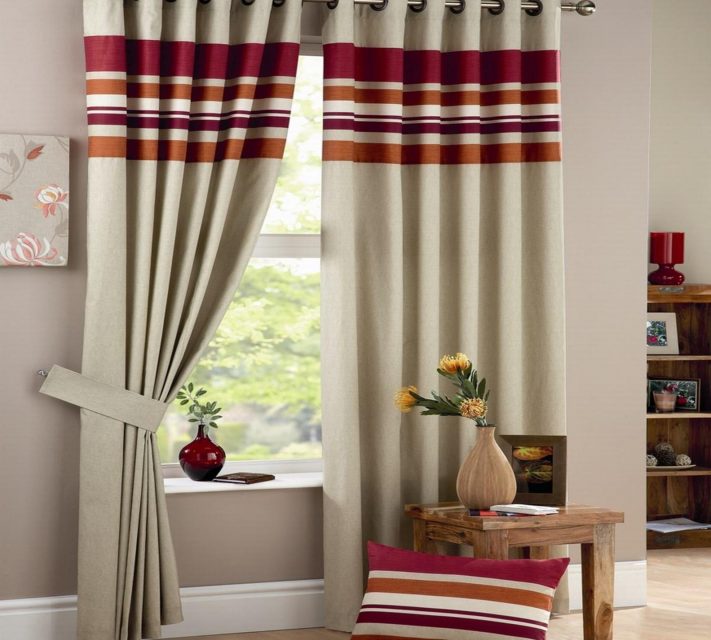 Belíssimas cortinas de ilhós: uma homenagem à moda ou um detalhe prático de design? 175+ (fotos) novos produtos para sala de estar, quarto, cozinha
