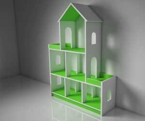 Rack para livros e brinquedos no berçário: Uma solução simples e original de sistema de armazenamento do tipo 