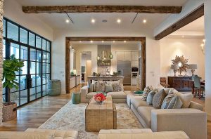Elegância discreta do estilo americano: Escolhendo um design para um apartamento (sala de estar, quarto, cozinha)