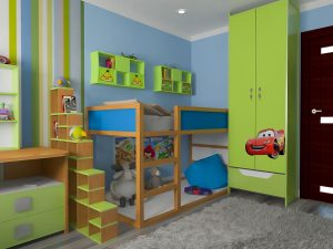 Guarda-roupa no berçário: Como não cometer um erro com a escolha? 205+ (foto) design com opções (guarda-roupa de correr, canto, built-in)
