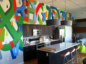 A escolha do papel de parede da foto para a cozinha - Uma solução interessante para qualquer projeto (mais de 185 fotos)