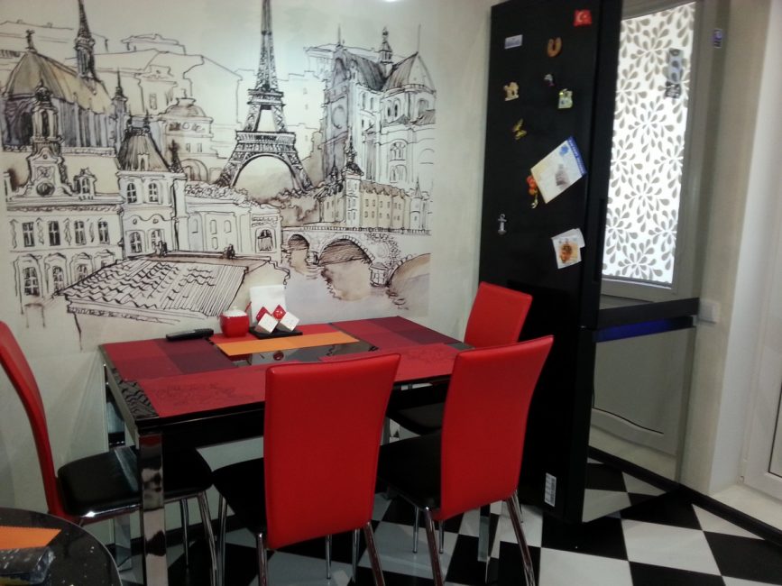 Paris na cozinha - agradável e aconchegante