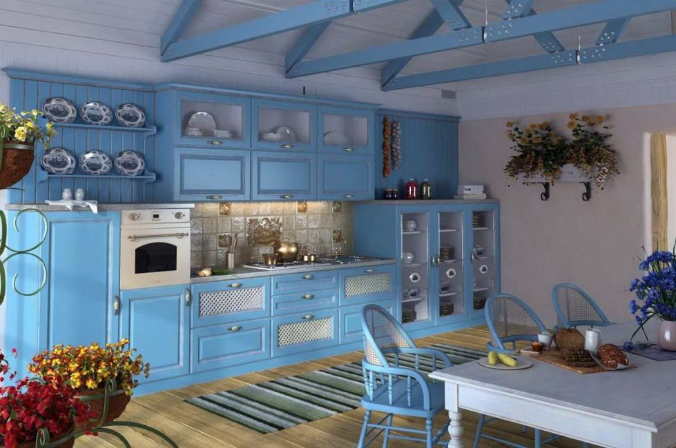 Um pouco de decoração para que a cor não pareça entediante.