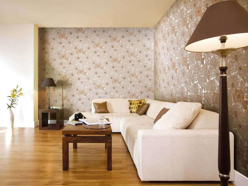 Sala de estar em estilo moderno