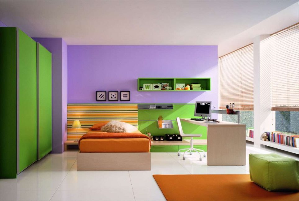 Parece ótimo em companhia com verde