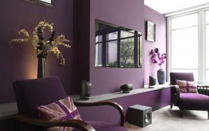 Cor lilás no interior - 210+ (foto) Grande variedade e combinação de cores