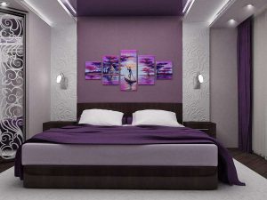 Cor lilás no interior - 210+ (foto) Grande variedade e combinação de cores
