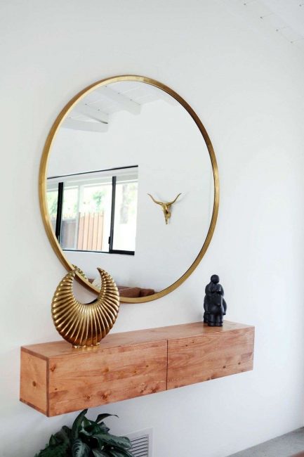 Modelo oval para sua reflexão
