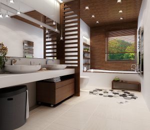Projeto do banheiro em uma casa de madeira (mais de 200 fotos): decoração DIY (teto, piso, paredes)