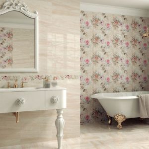 Qual é o melhor papel de parede para colar o banheiro? Líquido, vinil, lavagem, umidade resistente - escolha o mais prático (115+ fotos)