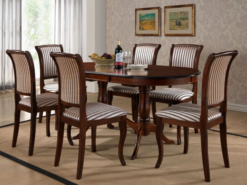 Mesa oval na cozinha - Versão universal para qualquer interior (mais de 210 fotos de modelos deslizantes, de vidro e de madeira)