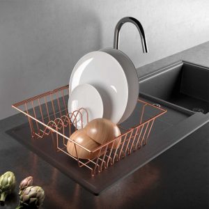 Secador de cozinha para pratos no armário (115 + fotos) - built-in, canto, aço inoxidável. Qual você escolhe?