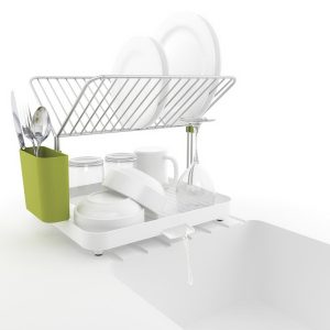 Secador de cozinha para pratos no armário (115 + fotos) - built-in, canto, aço inoxidável. Qual você escolhe?