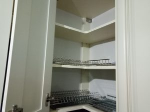 Secador de cozinha para pratos no armário (115 + fotos) - built-in, canto, aço inoxidável. Qual você escolhe?