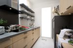 Como fazer uma cozinha estreita e longa: nuances e truques para um pequeno interior (mais de 175 fotos)