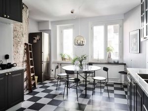 Elegante, Conforto e Beleza (mais de 170 fotos): interior em preto e branco (sala de estar, quarto, cozinha)
