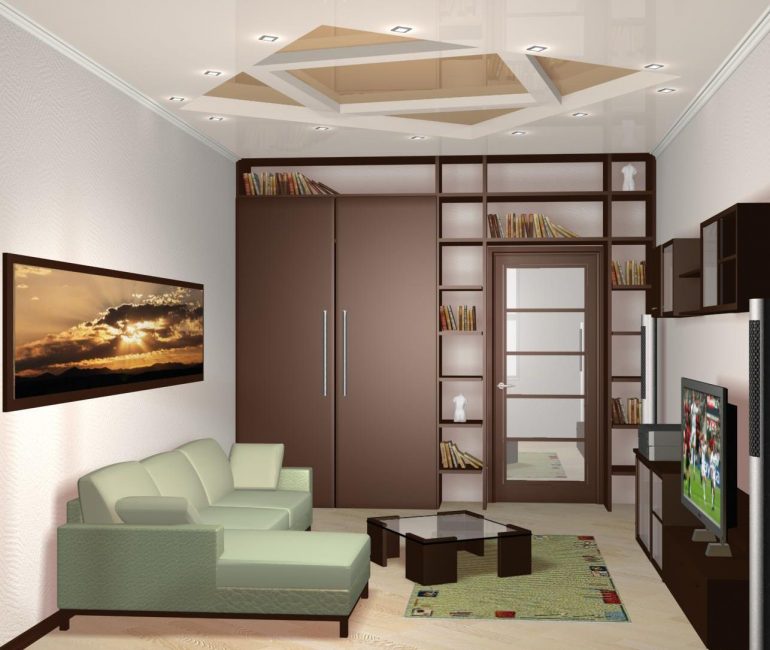 Combinamos piso e teto com interior
