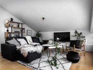 O interior de uma pequena sala de estar: 190+ (Fotos) Idéias modernas (móveis, papel de parede, zoneamento)
