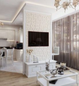 O interior de uma pequena sala de estar: 190+ (Fotos) Idéias modernas (móveis, papel de parede, zoneamento)