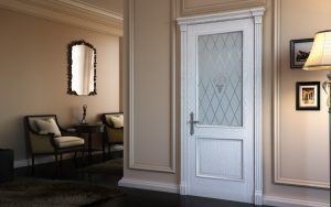 Portas com inserções de vidro: 180+ (foto) opções de plástico, madeira e alumínio (entrada, interior, cupê)