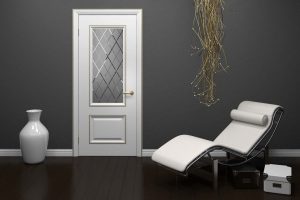 Portas com inserções de vidro: 180+ (foto) opções de plástico, madeira e alumínio (entrada, interior, cupê)
