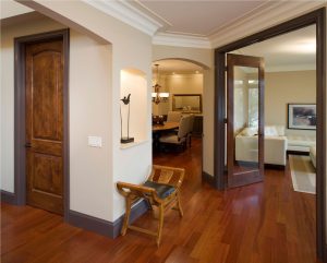 Portas com inserções de vidro: 180+ (foto) opções de plástico, madeira e alumínio (entrada, interior, cupê)