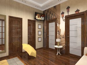 Portas com inserções de vidro: 180+ (foto) opções de plástico, madeira e alumínio (entrada, interior, cupê)