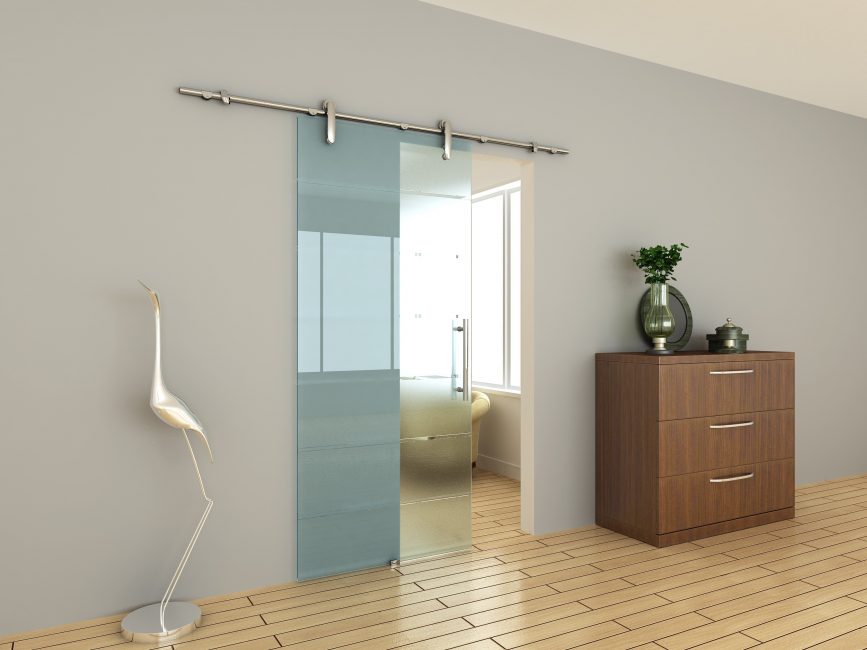 Vidro, versão elegante da porta