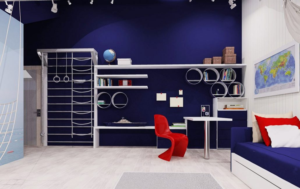 Quarto ideal para um menino