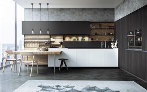 Nova tendência no mundo da cozinha - Cozinha preta no interior (mais de 220 combinações de fotos no design)