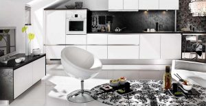 Nova tendência no mundo da cozinha - Cozinha preta no interior (mais de 220 combinações de fotos no design)