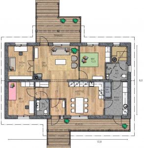 Projetos de casas finlandesas de madeira colada: O que é bom e como organizar? (Mais de 180 fotos)