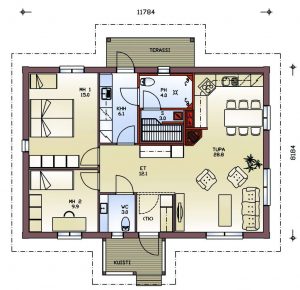 Projetos de casas finlandesas de madeira colada: O que é bom e como organizar? (Mais de 180 fotos)